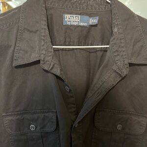 Polo by Ralph Lauren Black Casual Button-Down Shirt